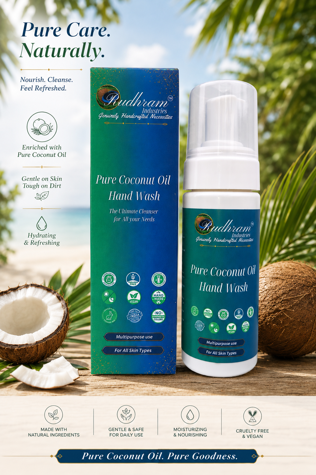 Pure Coconut Oil Hand Wash