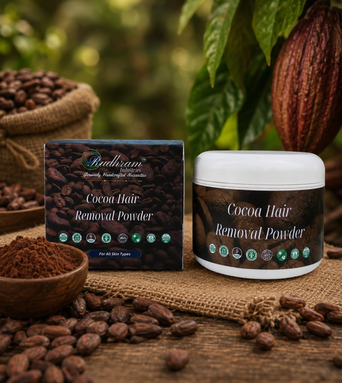 Cocoa Hair Removal Powder