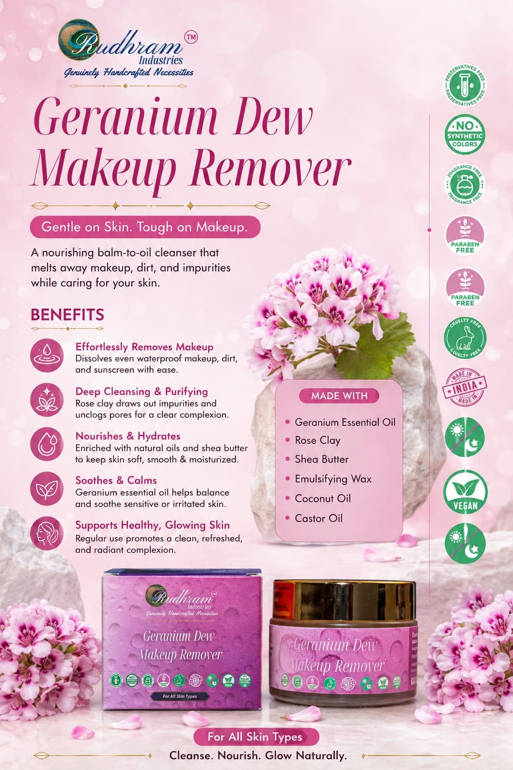 Geranium Dew Makeup Remover