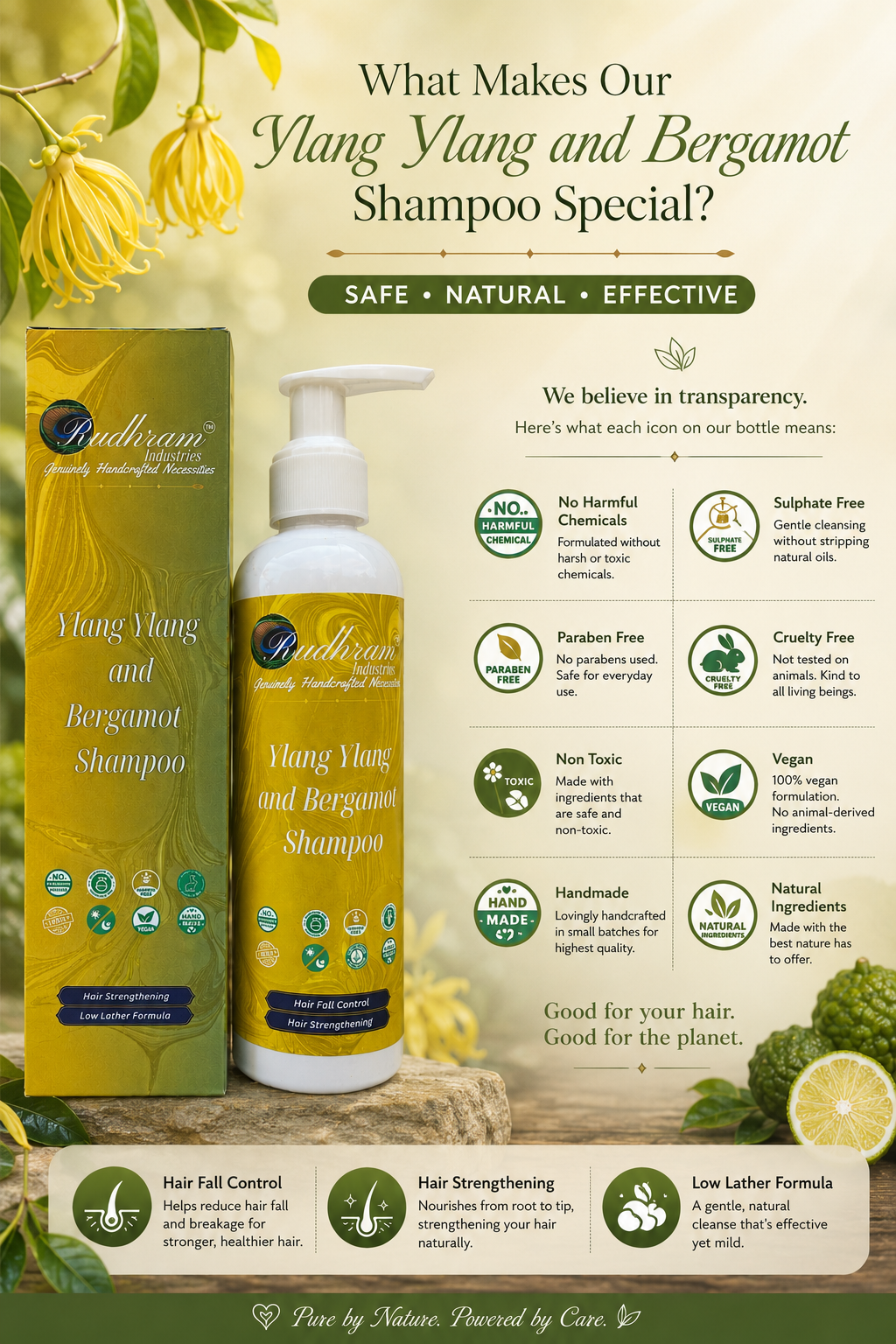 Ylang Ylang and Bergamot Shampoo