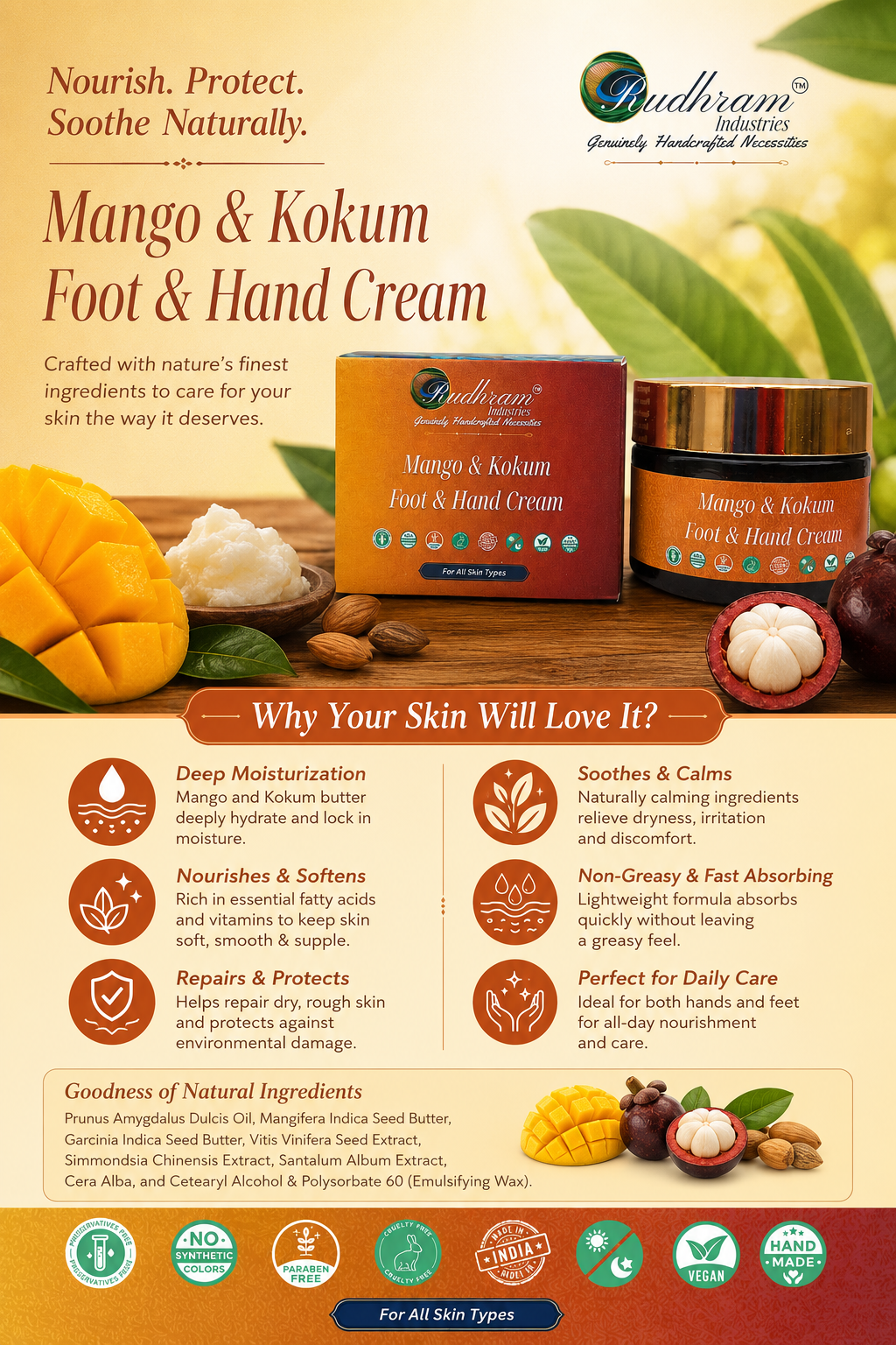 Mango & Kokum Foot & Hand Cream